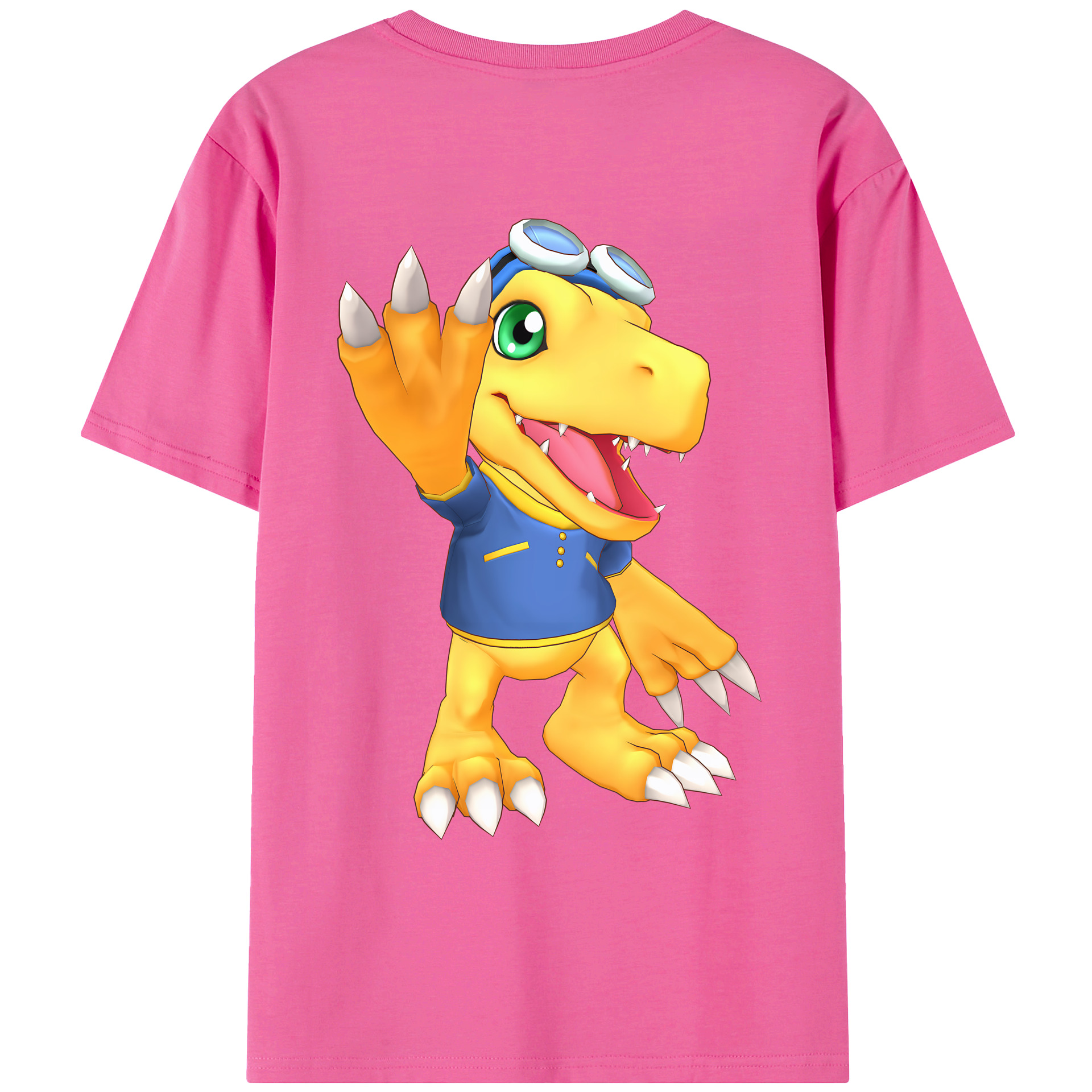 （画像用） Digimon デジタルモンスター/デジモン レディース半袖Tシャツ(バックプリント)